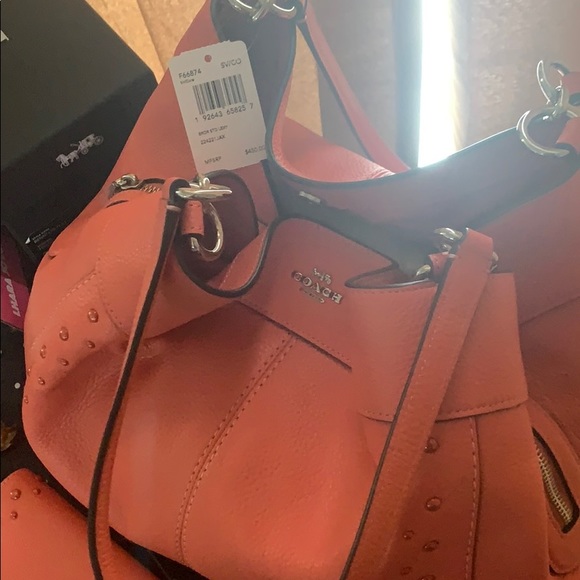 Coach In Handbag bundle Fussia Pink Color - Picture 3 of 16